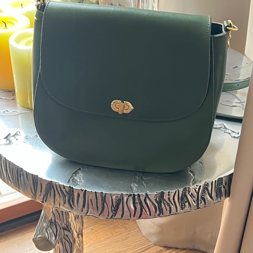 Clare V. Turnlock Louis in Evergreen